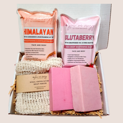 Himalayan Soap, Glutaberry + Sisal Exfoliating Mesh