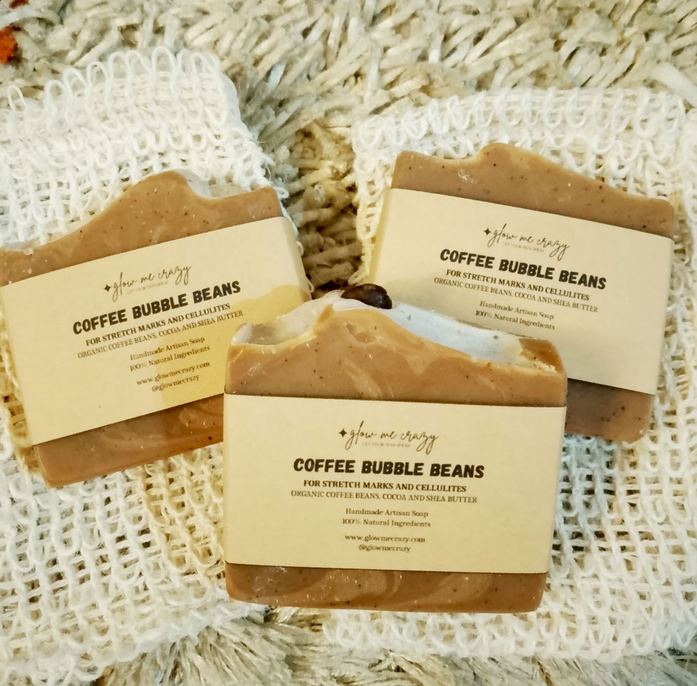 Coffee Bubble Beans Artisan Soap 90g