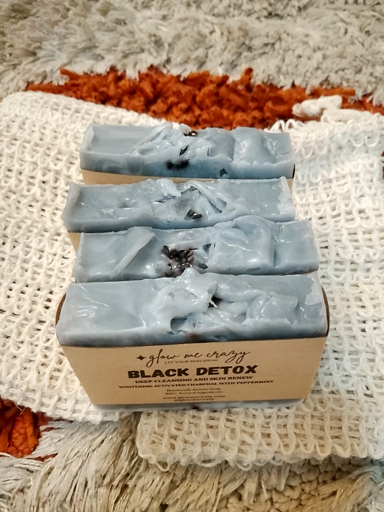 Activated Charcoal Black Detox Artisan Soap 80g