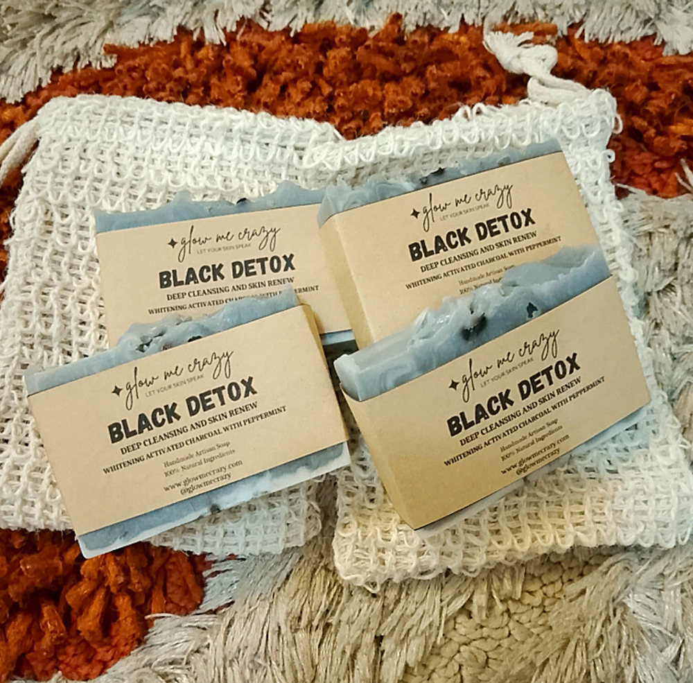 Activated Charcoal Black Detox Artisan Soap 80g